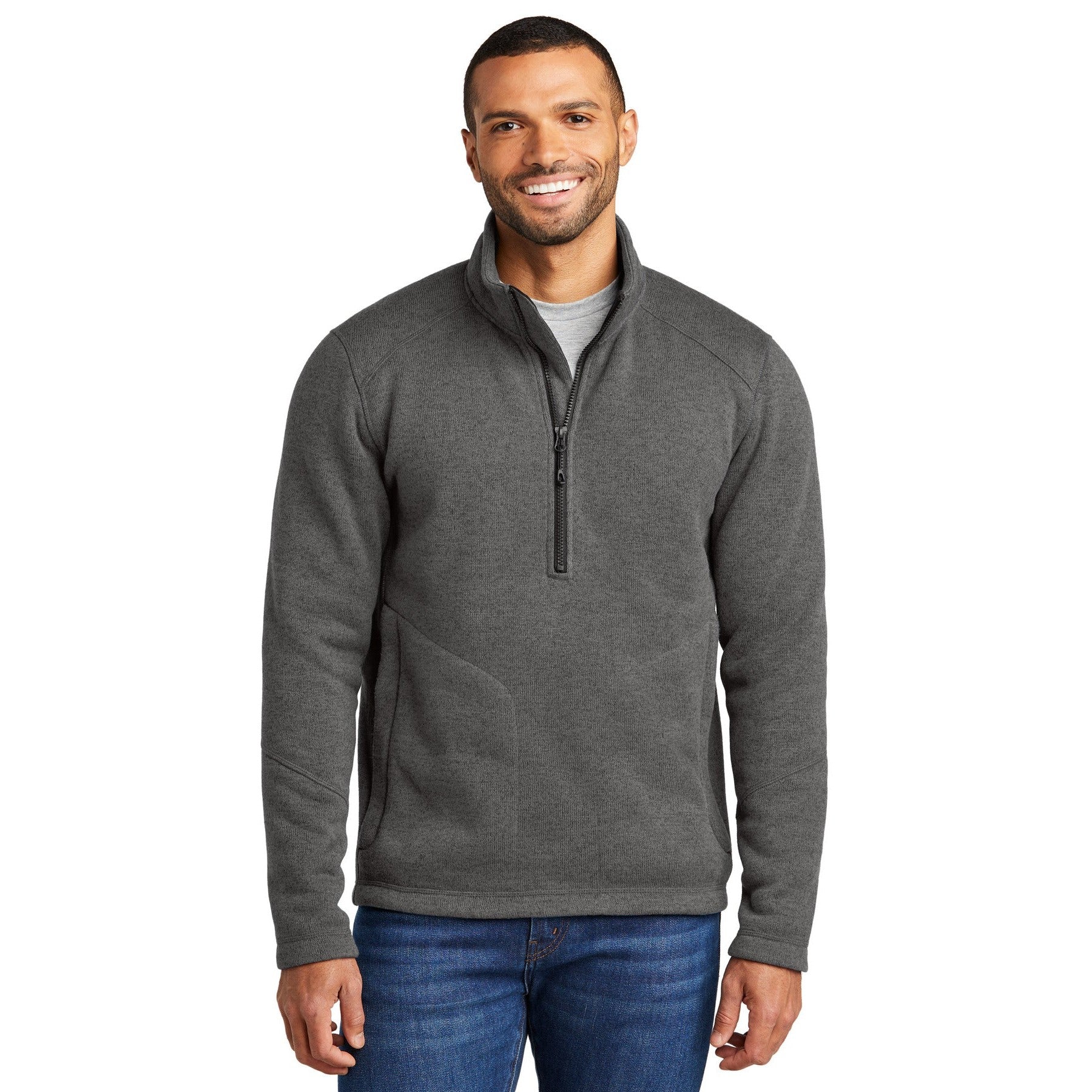Port Authority-Port Authority® Arc Sweater Fleece 1/4-Zip F426-MedTech-3